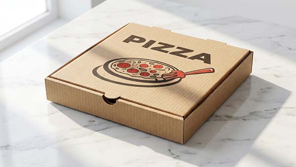 Square-9-inch-corrugated-pizza-box Boîte à pizza carrée en carton ondulé de 9 pouces