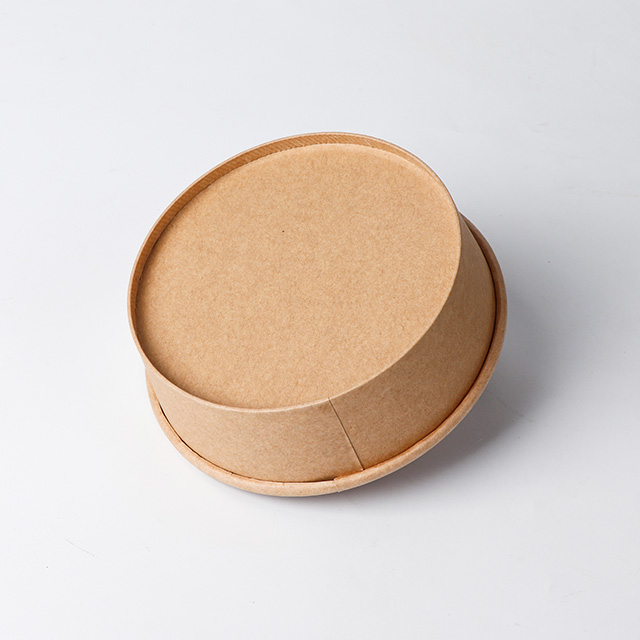 Bols en papier à salade écologique de 25 oz pour une présentation de repas sains