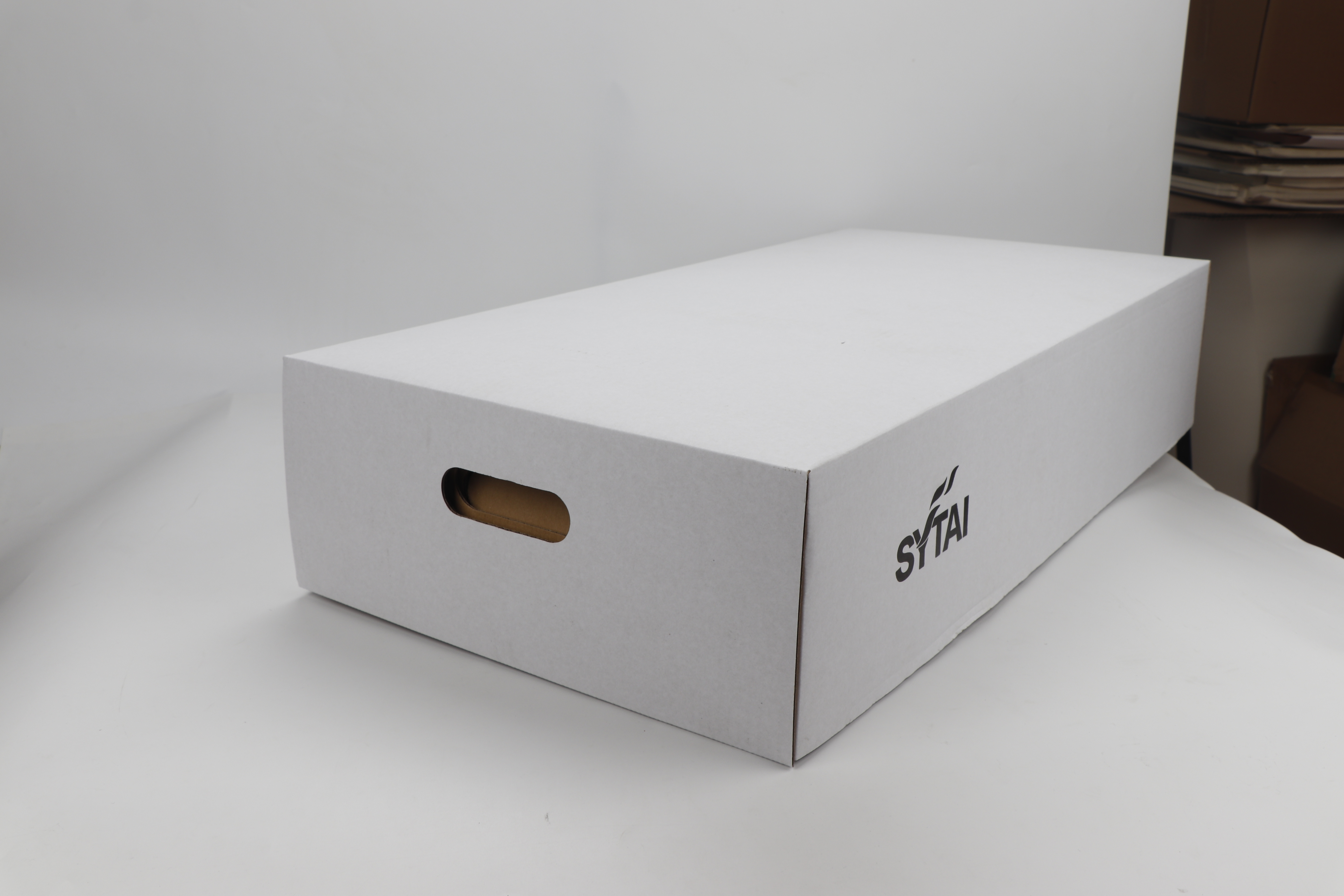 Boîte à poisson en papier imperméable en service lourd pour logistique de fruits de mer durable