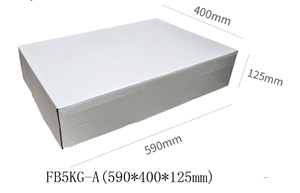 Boîte à poisson en papier imperméable en service lourd pour logistique de fruits de mer durable