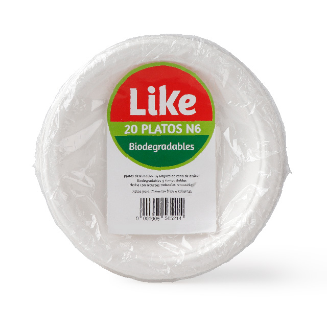 Plateau en papier pulpaire à canne à sucre jetable