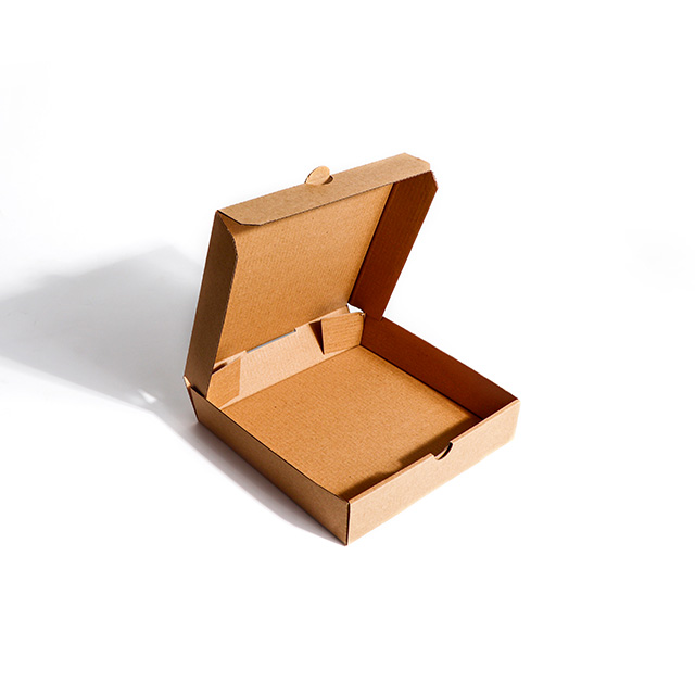 Boîte à pizza Kraft ondulée de 7 pouces