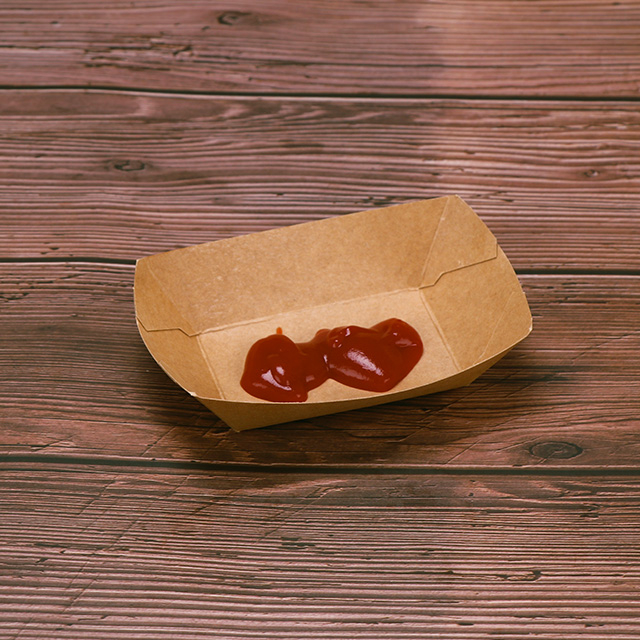 Boîte à bateaux Kraft de 4 oz