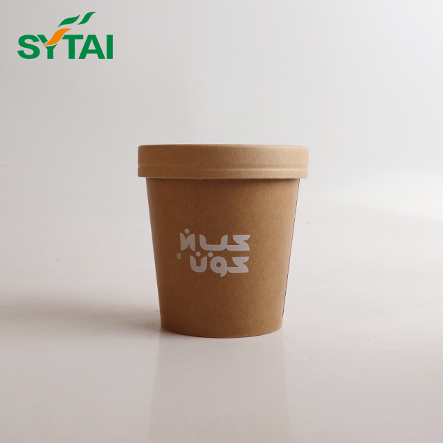 Grandes tasses à soupe Kraft de 32 oz pour la livraison de restauration