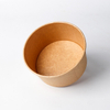 Disposable à emporter Kraft Paper Salad Bowl 500 ml / 750 ml / 1000 ml / 1100 ml / 1300 ml / 1500 ml