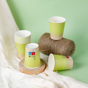 Eborlage à base d'eau jetable 7 oz de papier pour le café pour boissons chaudes