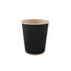 8 oz Kraft intérieur hors de la tasse de papier peint Black Ripple