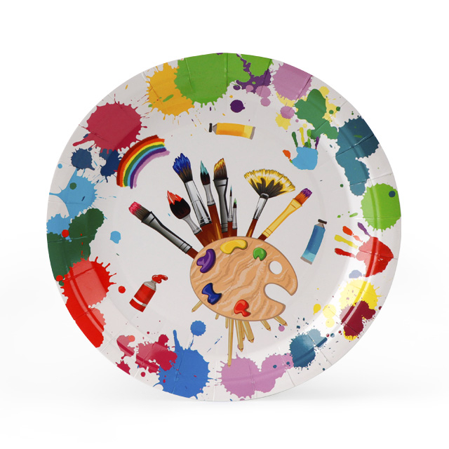 Aquarement à aquarelle jetable plaque en papier