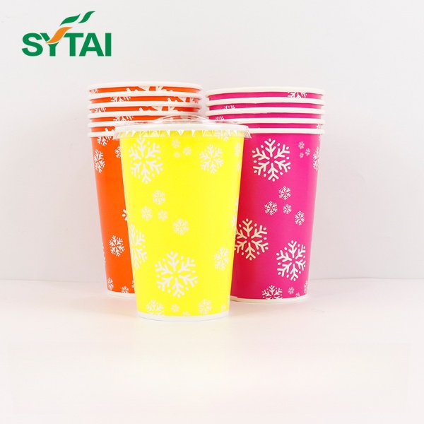 Gobelets jetables en papier pour boissons froides
