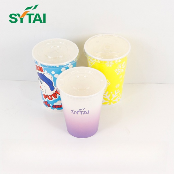 Gobelets jetables en papier pour boissons froides