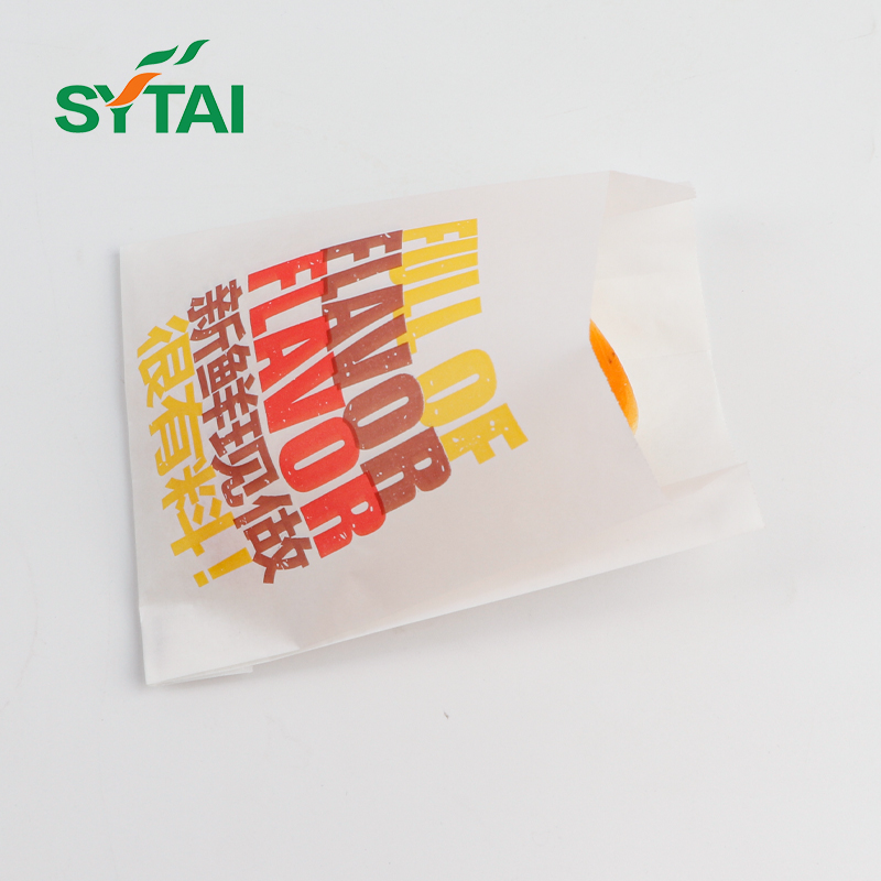 Emballage biodégradable de sac alimentaire imprimé pour frites et collations