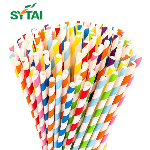 Pailles à boire en papier en vrac de paille de papier écologique