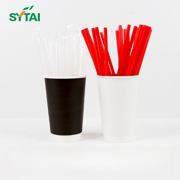 Pailles PLA biodégradables compostables 
