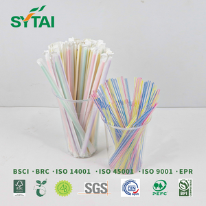 Pailles compostables PLA en gros en vrac