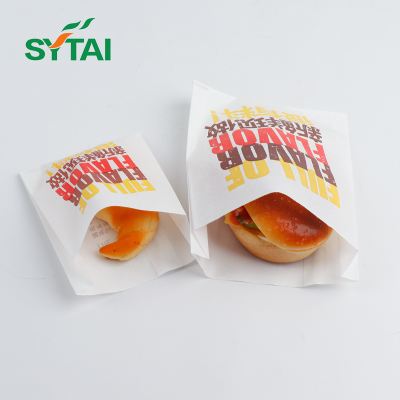 Emballage biodégradable de sac alimentaire imprimé pour frites et collations