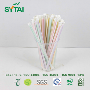 Pailles compostables PLA en gros en vrac