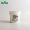 Tasses et couvercles de crème glacée jetables de 10 oz