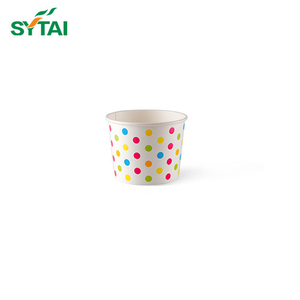 Tasses de crème glacée jetables de 8 oz avec couvercles
