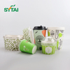 Tasses à crème glacée en papier 16 oz avec couvercles 