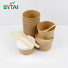 Tasses à soupe en papier avec couvercles 8oz