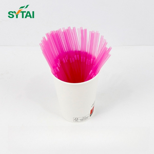 Pailles à boire en PLA de 10 mm, paille biodégradable