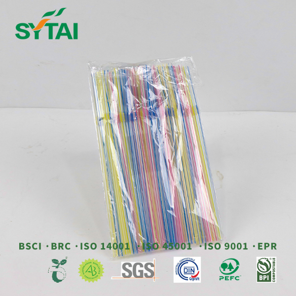 Pailles compostables PLA en gros en vrac