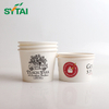 Tasses et couvercles de crème glacée jetables de 10 oz