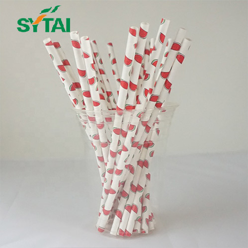 Pailles à boire en papier en vrac de paille de papier écologique