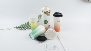 Gobelets en papier 20 oz pour boissons froides avec couvercles