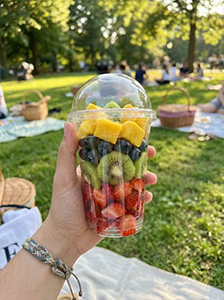 Gobelets en PET transparents avec couvercles en dôme pour boissons froides au café glacé