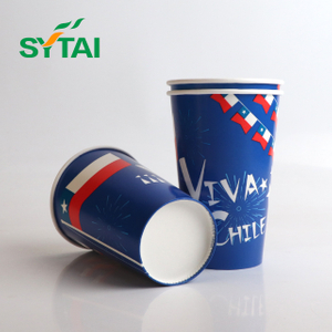 Tasses de papier jetables de caisson de mousse à mur unique de la catégorie comestible 8oz
