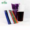 Pailles bioplastiques compostables PLA de 8 mm 